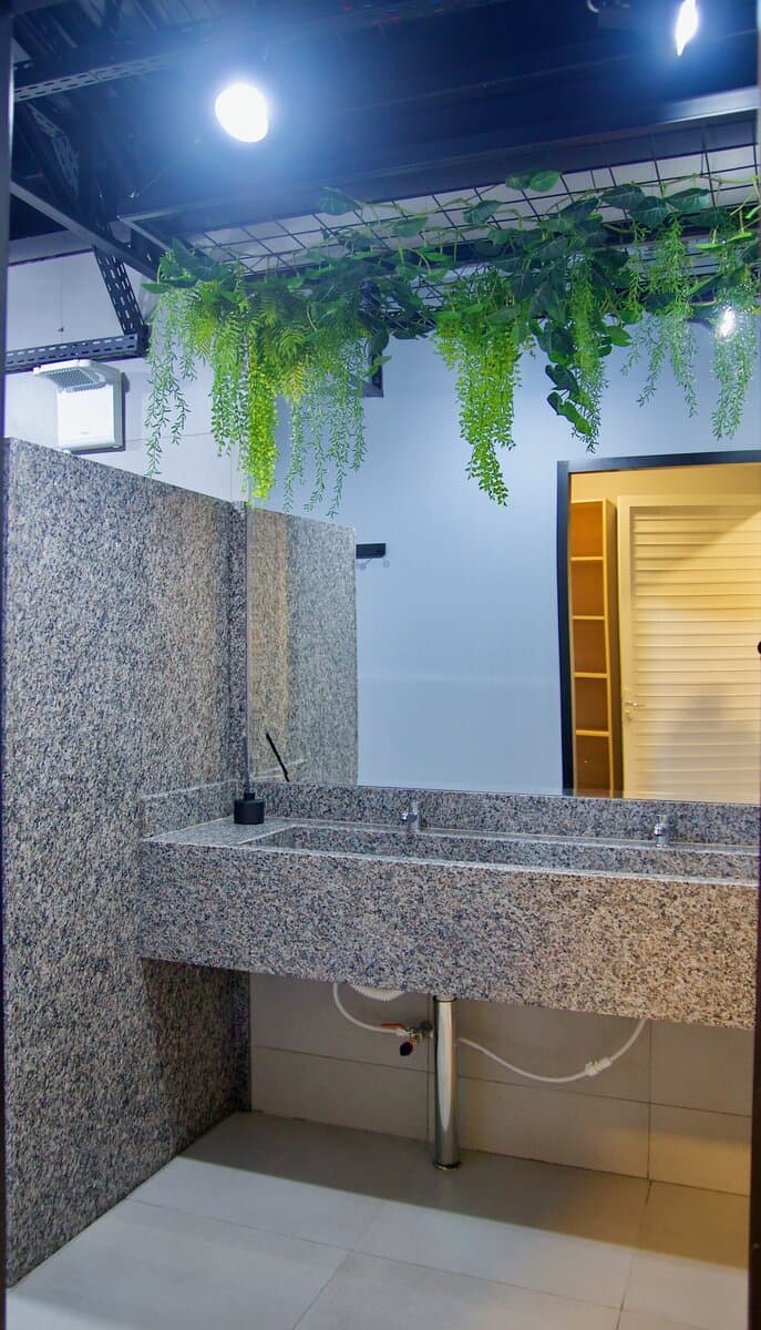 Decoração interna com espelhos